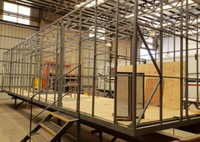 Fabricacion_de_Modulo_habitable_oficina_baño_sobre_patin_petrolero_skid_Tankor.